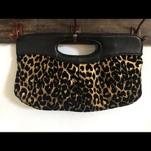 Leopard Print Clutch